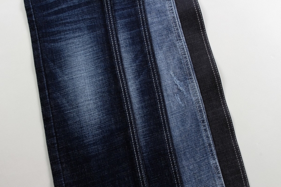 Poids lourd 12,6 oz bleu foncé crosshatch tissu en denim pour les jeans
