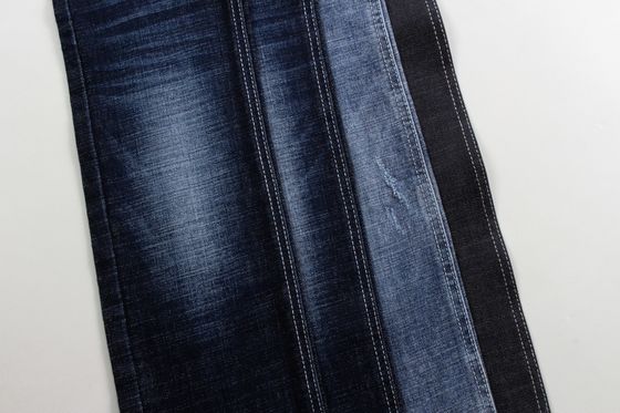 Bon prix Poids lourd 12,6 oz bleu foncé crosshatch tissu en denim pour les jeans en ligne
