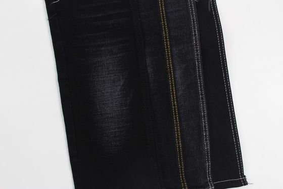 Bon prix 12 oz noir et noir arrière en crosshatch en tissu de jean en ligne