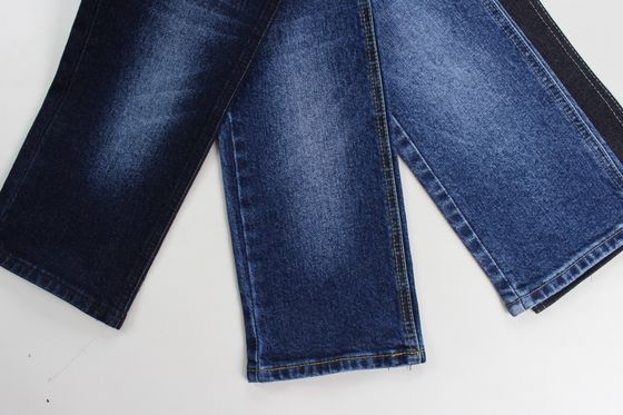 Bon prix 2024 vente à chaud 12,5 oz bleu foncé étirer tissu en denim tissé pour jeans en ligne
