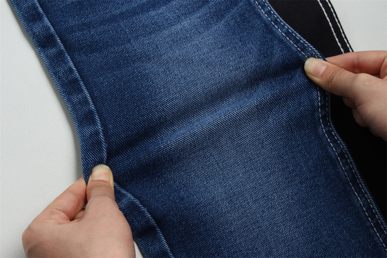 12 oz prix raccourci Tissu en denim à étirement bas Pour le travail de l'homme porter des jeans Noir arrière prix compétitif de Weilong Textile