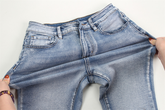 180cm largeur 10 oz prix bon marché produits prêts usine de tissu de denim pour les jeans de la dame