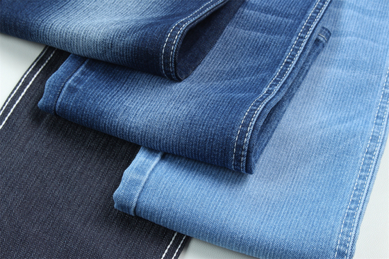Nouveau tissu en denim Herringbone M0562D Tissu en denim à étirement bas pour les jeans de mode