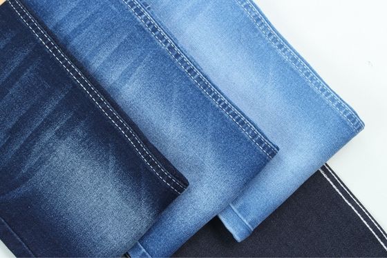 Bon prix 5000 mètres 9 oz Warp Slub Jeans en denim Tissu bleu foncé en ligne