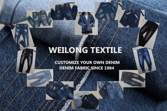 Populaire 9 Oz coton polyester denim tissu Jean tissu textile