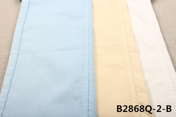 7.6OZ PFD coton polyester spandex tissu en denim blanc pour femmes Jeans