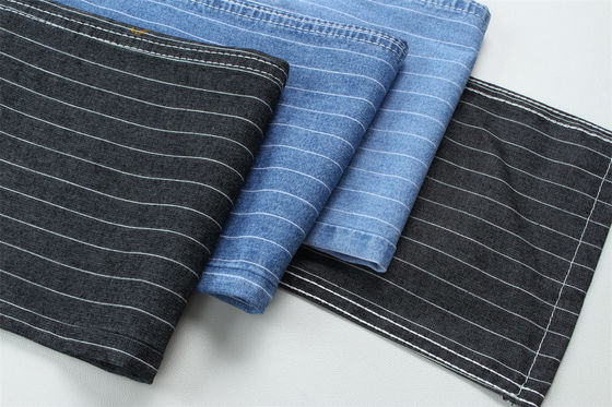 6.5 Onces de tissu denim rayé 100% coton pour chemises