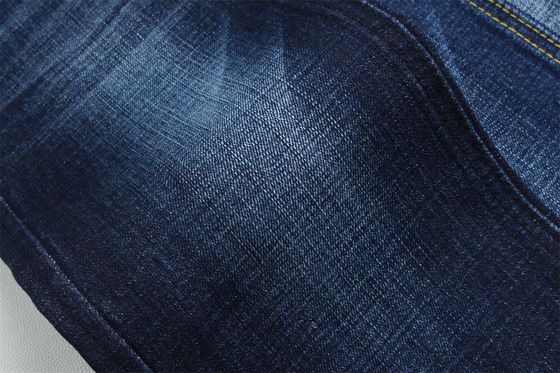 Tissu denim extensible à effet de fausse côte pour jeans - Coton, polyester et élasthanne - Denim pour l'Amérique du Sud