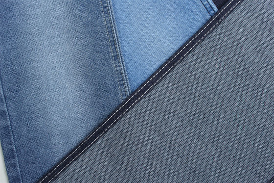 Denim stretch jacquard 11 onces, tissu denim dobby full lycra pour jeans