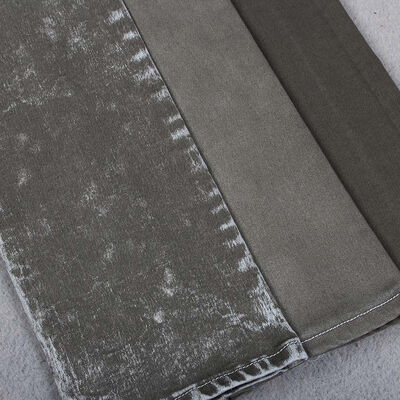 Bon prix 8.5 oz Tissu Denim Coton Polyester Spandex Stretch Marine Vert Fabricant en ligne