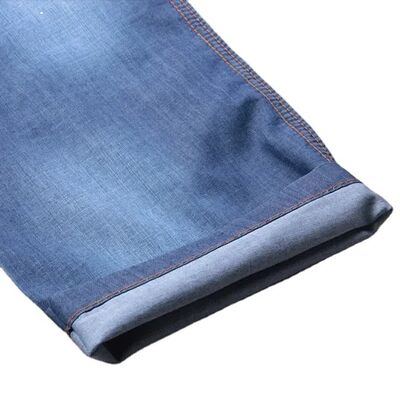 Bon prix Tissu denim léger 80% coton 20% polyester sergé extensible denim en ligne
