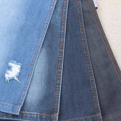 Bon prix Indigo 100% coton français Terry tissus en dentelle pour jeans en ligne