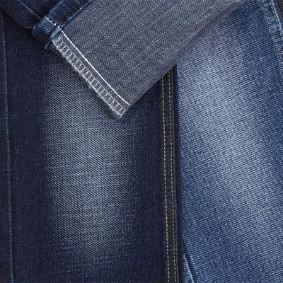 Bon prix 180 cm 11,5 onces Tissue spéciale Crosshatch Slub Stretch Tissu en denim pour hommes Jeans en ligne