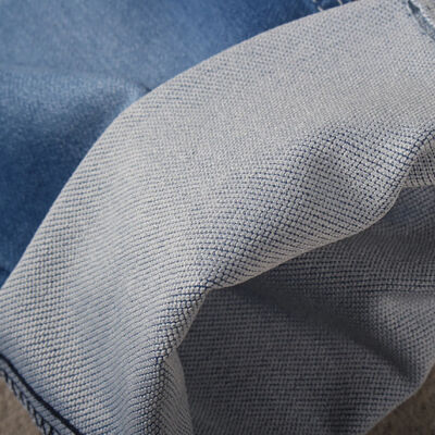 Bon prix Tissu denim imitation tricot double couche tissage spécial haute qualité pour fabricants de jeans en ligne