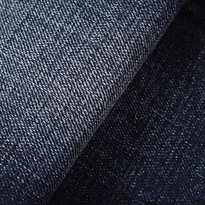 Bon prix 11 oz Denim Coton Stretch Crosshatch Slub Bleu Profond en ligne
