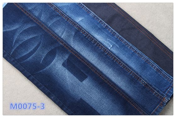 Bon prix Denim bleu-foncé de tissu de denim de polyester du coton 26% de 9.4oz 2% Lycra 72% cru en ligne
