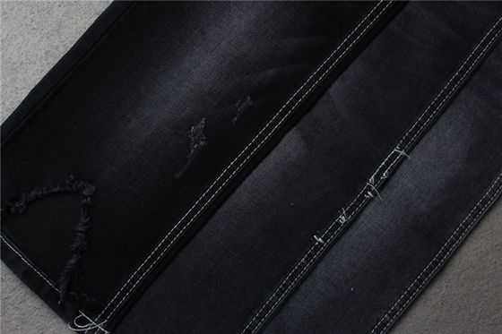Bon prix Matériel noir 71% Ctn 27% de tissu de denim de polyester de coton du mélange 10.5oz de soufre poly en ligne