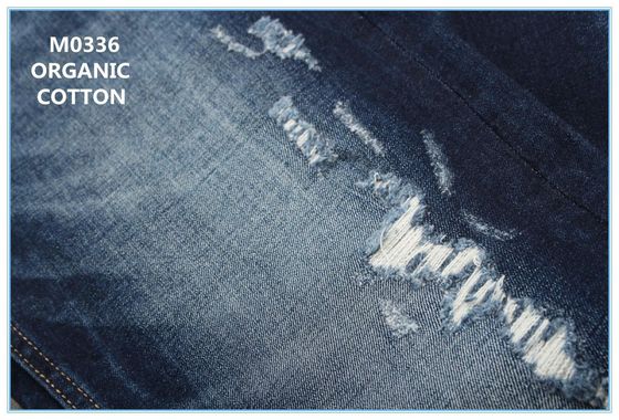 Bon prix Le milieu de bout droit de 10,5 onces Nice pèsent le tissu organique de denim pour des jeans des hommes en ligne