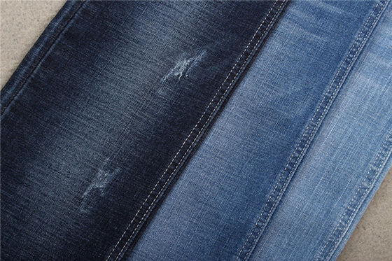 10.8 oz tissu denim haute élasticité Crosshatch coton Spandex Jeans tissus