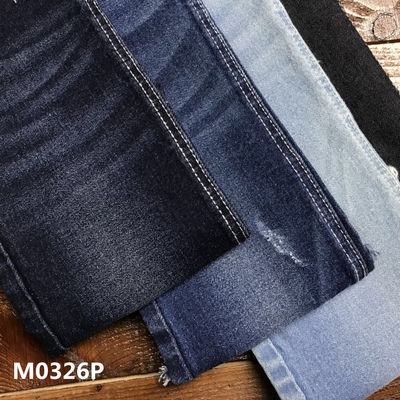 3 1 tissu favorable à l'environnement de denim de Lycra du coton 2 de l'once 98 du sergé 10 de main droite