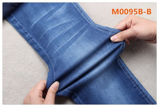 Bon prix tissu superbe de denim de bout droit de Tencel du coton 9oz 50 12 de 132cm pour des manteaux de pantalon en ligne