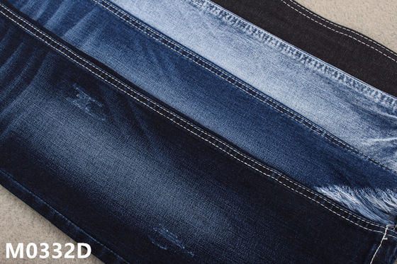 Bon prix Tissu organique de denim de bout droit de coton bleu-foncé léger de 10,5 onces pour des vêtements des hommes en ligne