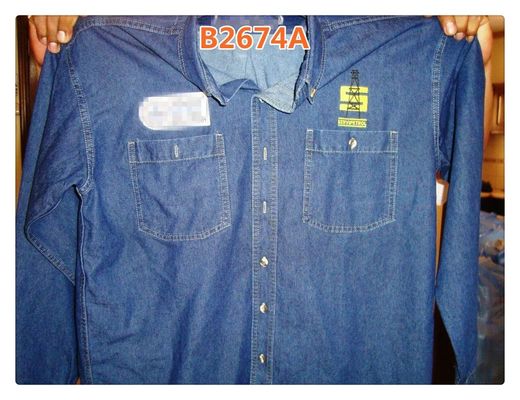 Bon prix 8 onces tissu 100% de denim de bout droit d'indigo de coton de 271 jeans de GM/M pour des pantalons en ligne