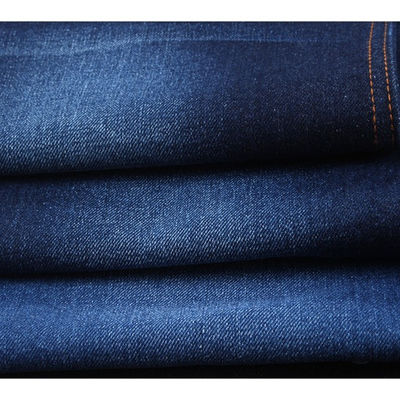 Bon prix 90 tissu cru de denim d'indigo foncé du polyester 12.5oz du coton 10 pour des jeans de façon générale en ligne
