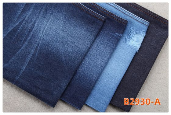Bon prix 11oz mercerisant contre-hachent les jeans organiques d'été de tissu de denim de coton halètent le matériel en ligne