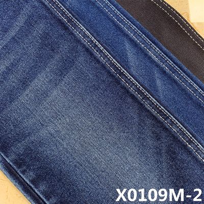 Bon prix 63 polyester 12oz du coton 33 sanforisant le matériel extensible de jeans de Repreve en ligne