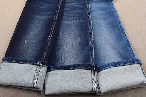 Bon prix Le faux lourd de pêche a tricoté le tissu cru de denim en ligne