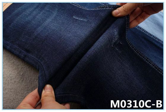 Bon prix 9,3 Spandex cru du polyester 1,5 du coton 35 du tissu 63 de denim de bout droit de manière du degré 4 de l'once 360 en ligne