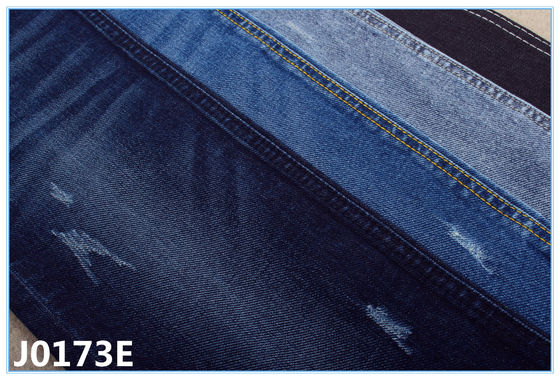 Bon prix Tissu mou matériel de denim de tissu antibactérien de denim tricoté par faux de 7,5 onces par la cour en ligne