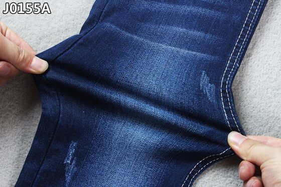 Tissu de denim du bout droit 8.3OZ avec le sanforisage de textile de tissu de Spandex de la mèche 2%