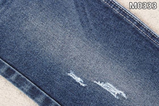 Bon prix matériel diplômée viable de jeans de polyester de coton de Repreve de tissu du denim 11.1oz en ligne