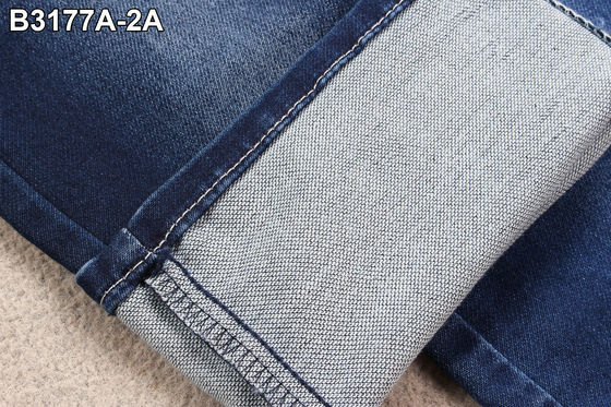 Bon prix Les fausses couches de tricotage de tissu de sergé de denim de 9,5 onces doubles étirent le matériel de jeans en ligne