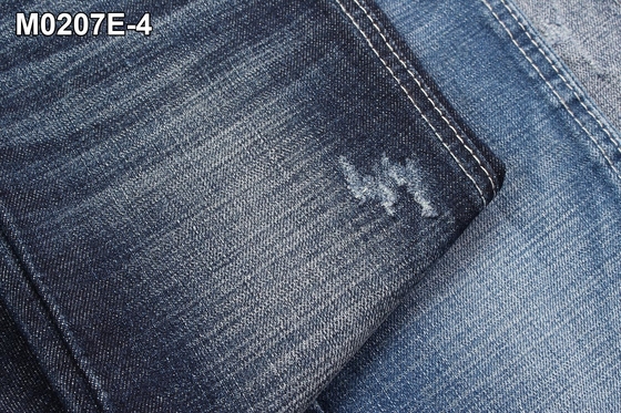 Couleur bleu-foncé superbe des jeans de 12,7 d'once de contre-taille de denim de tissu hommes de bout droit
