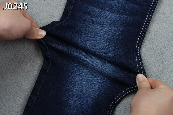 Bon prix Denim Fabric de Slubby de bout droit de dames tissu moyen de 9,6 d'once jeans de poids par la cour en ligne