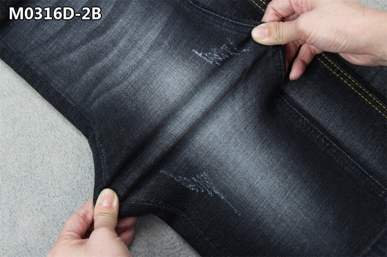 De 10 d'once de bout droit de haut jeans de trappe de tissu de mèche tissu croisé de denim de retour pour l'usage des hommes
